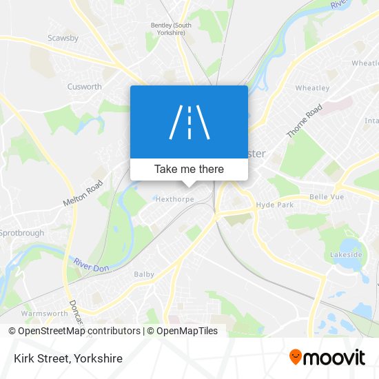 Kirk Street map