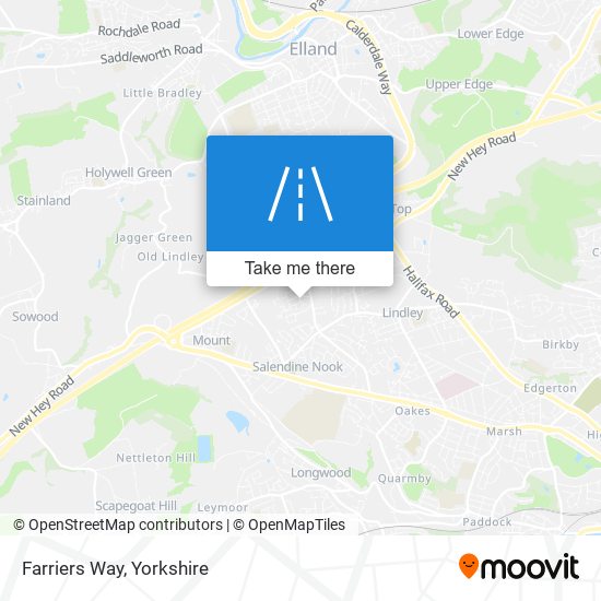 Farriers Way map