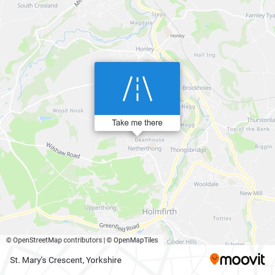 St. Mary's Crescent map