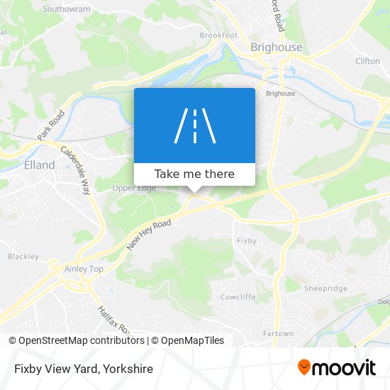 Fixby View Yard map