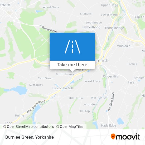 Burnlee Green map