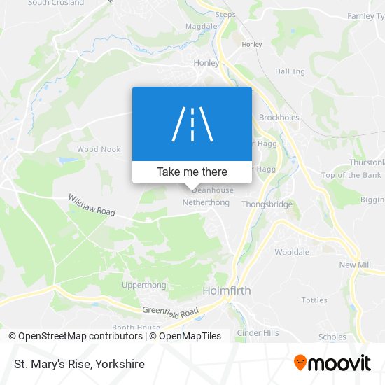 St. Mary's Rise map