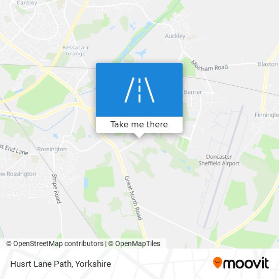 Husrt Lane Path map