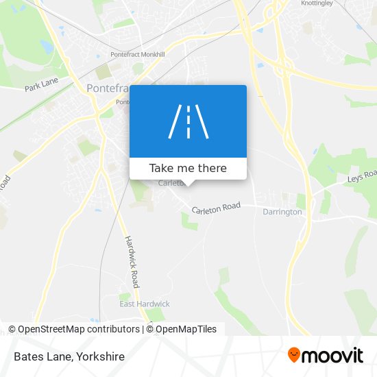 Bates  Lane map