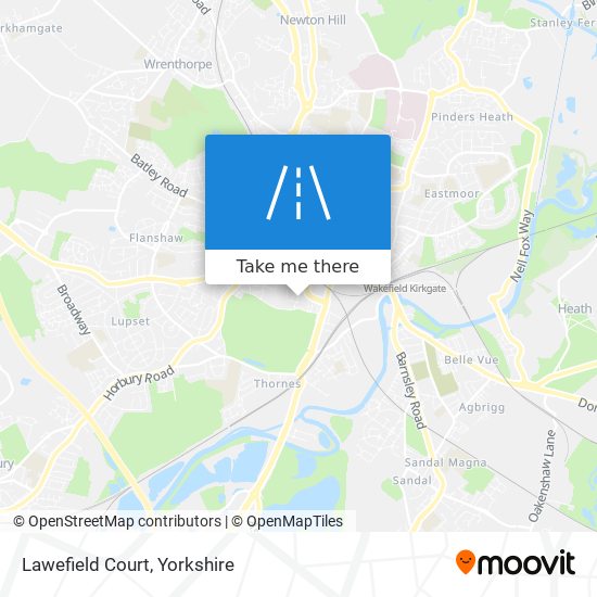 Lawefield Court map
