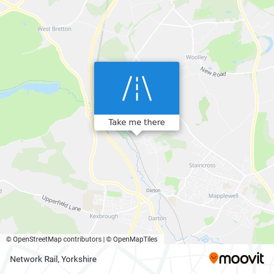 Network Rail map