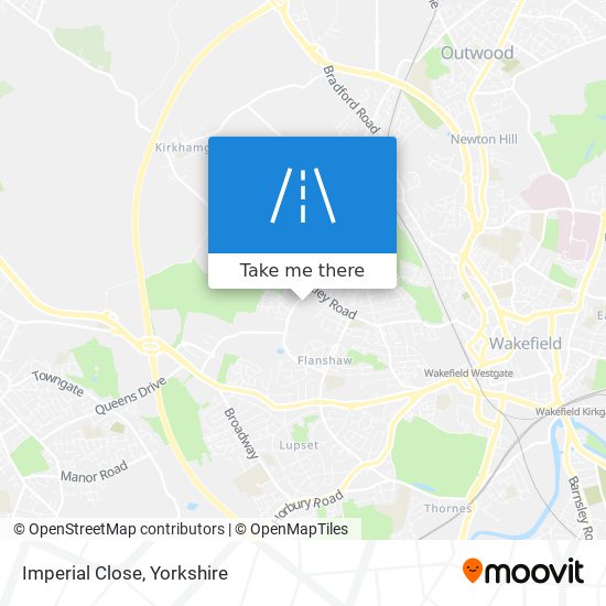 Imperial Close map