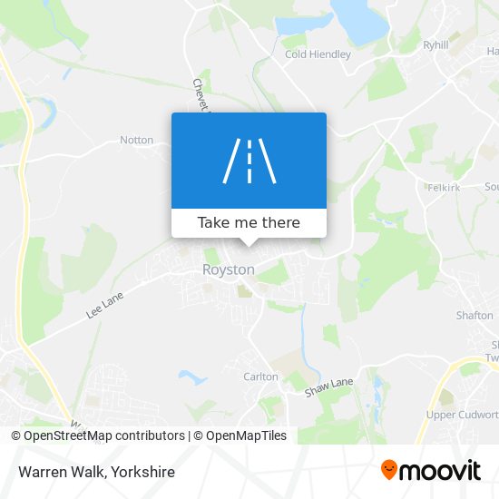 Warren Walk map