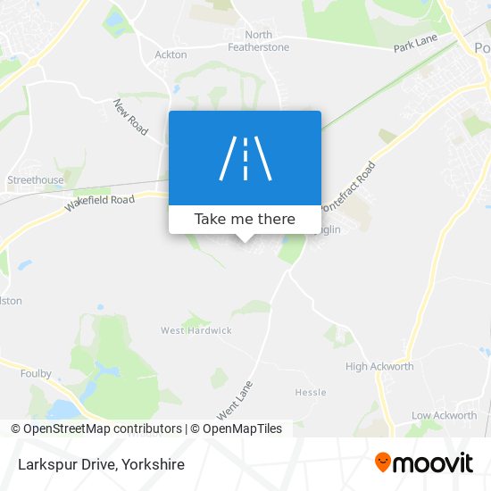 Larkspur Drive map