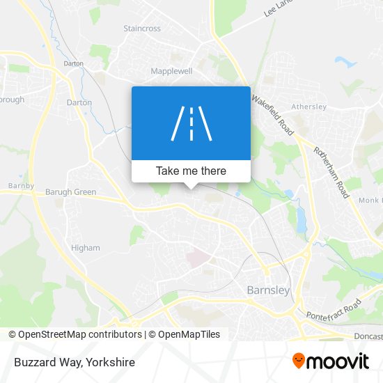 Buzzard Way map