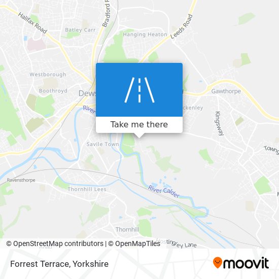 Forrest Terrace map