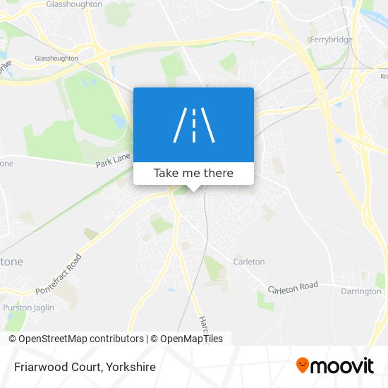 Friarwood Court map