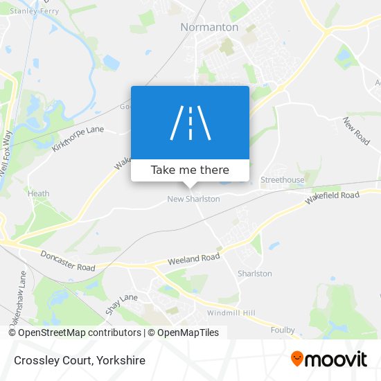 Crossley Court map