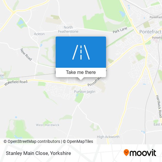Stanley Main Close map