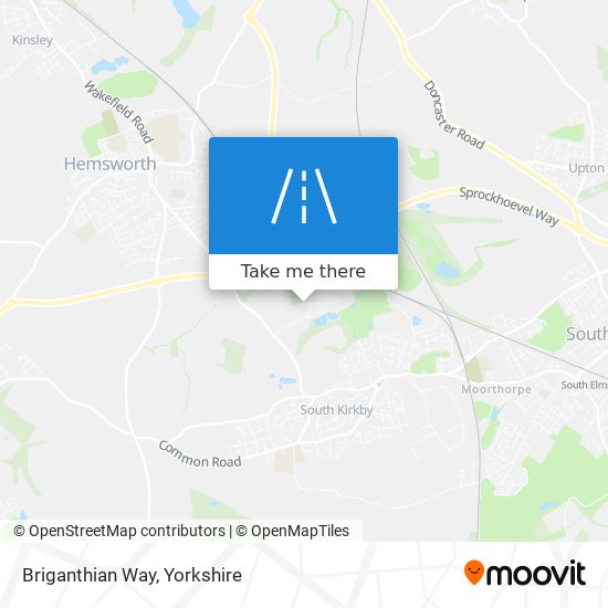 Briganthian Way map