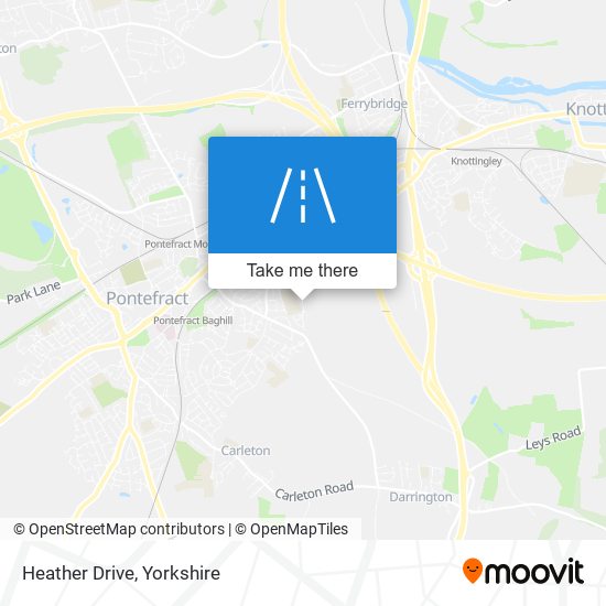 Heather Drive map