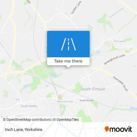 Inch Lane map