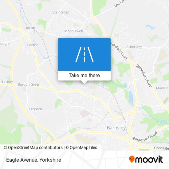 Eagle Avenue map
