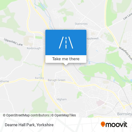 Dearne Hall Park map