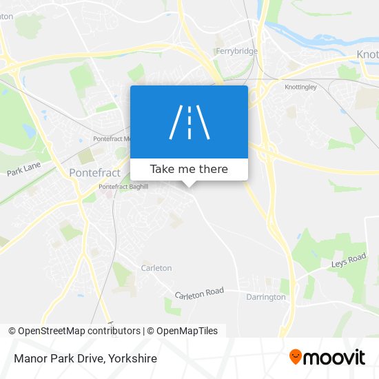 Manor Park Drive map