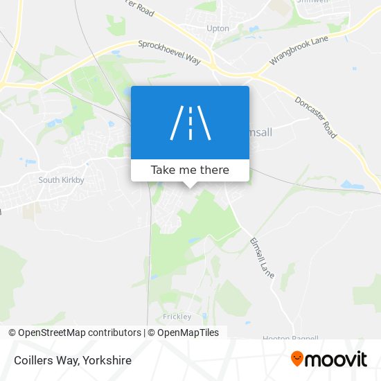 Coillers Way map