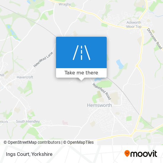 Ings Court map