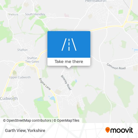 Garth View map