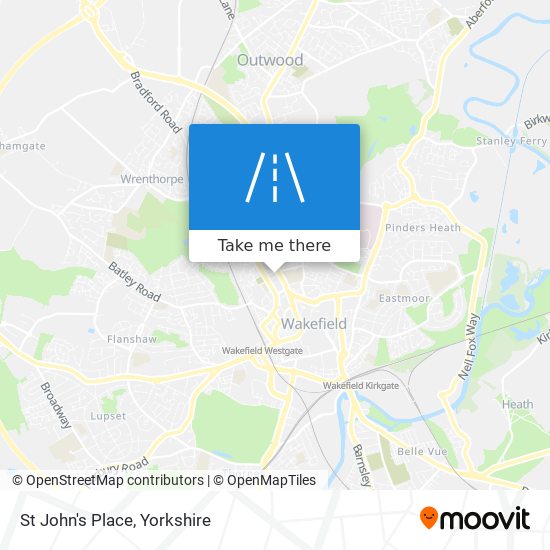 St John's Place map