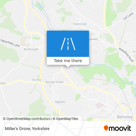 Miller's Grove map