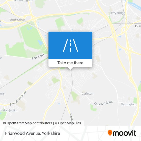 Friarwood Avenue map