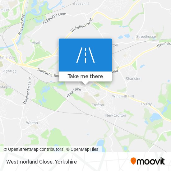 Westmorland Close map