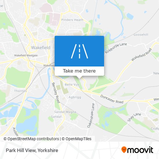Park Hill View map