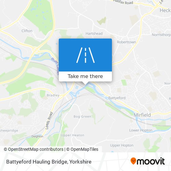 Battyeford Hauling Bridge map