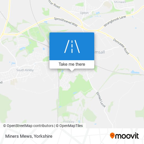 Miners Mews map