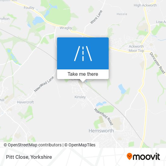 Pitt Close map