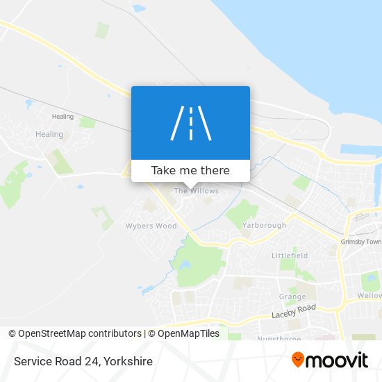 Service Road 24 map