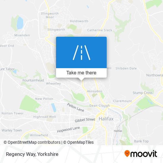 Regency Way map