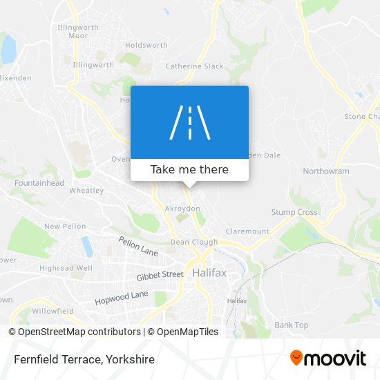 Fernfield Terrace map