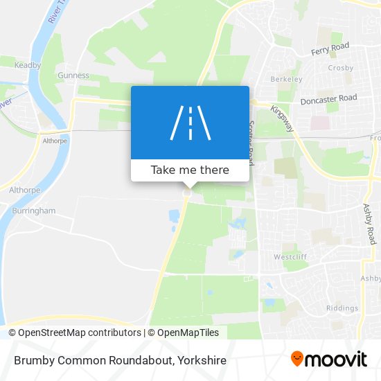 Brumby Common Roundabout map