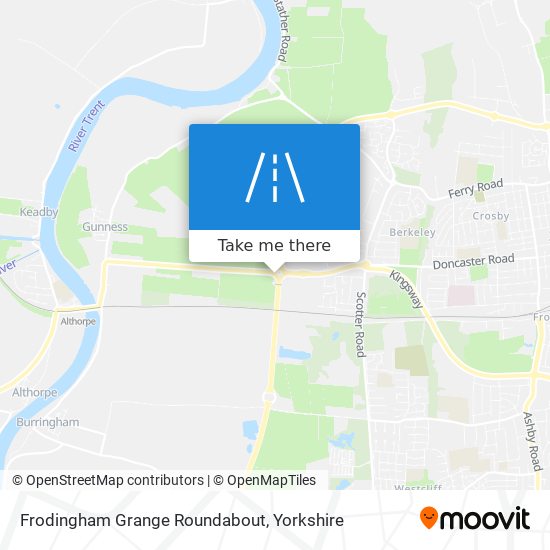 Frodingham Grange Roundabout map