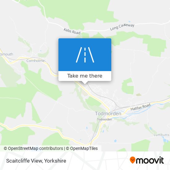 Scaitcliffe View map