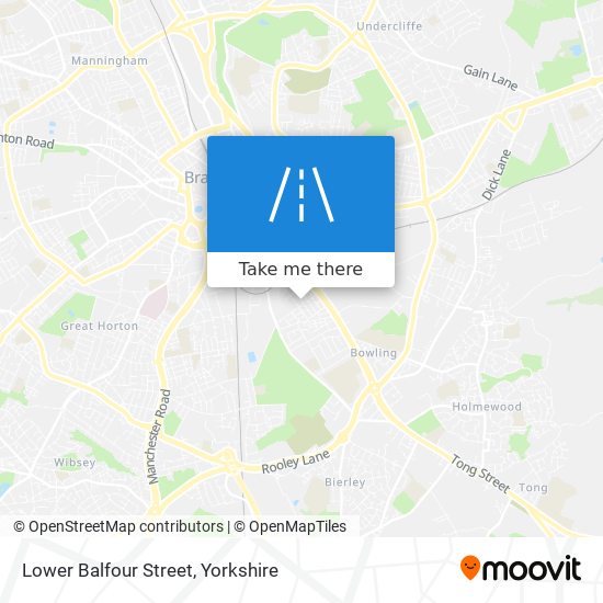 Lower Balfour Street map