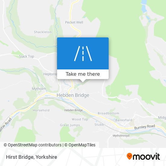 Hirst Bridge map