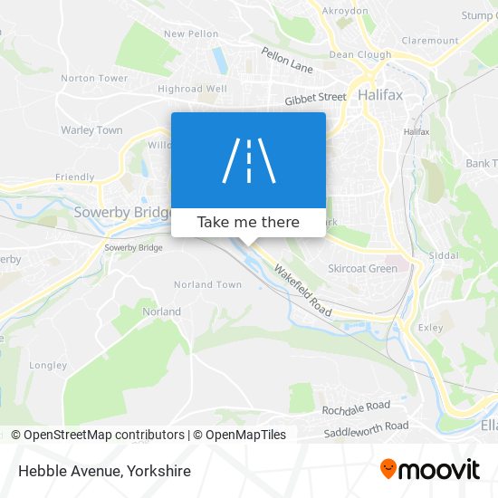 Hebble Avenue map