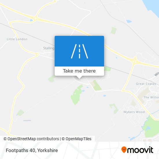 Footpaths 40 map