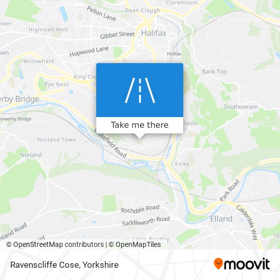 Ravenscliffe Cose map