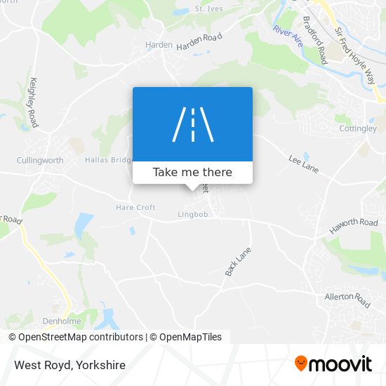 West Royd map