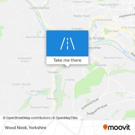 Wood Nook map