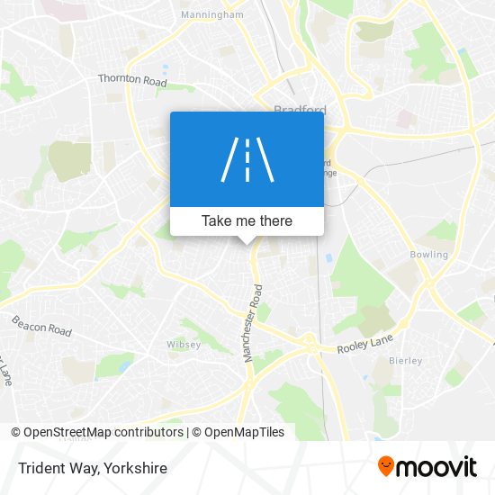 Trident Way map