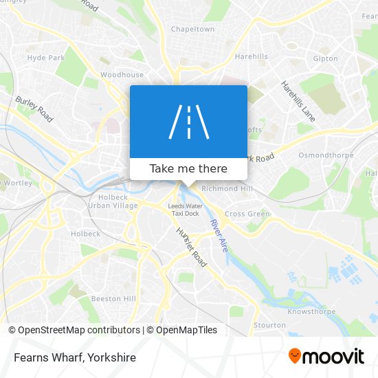 Fearns Wharf map